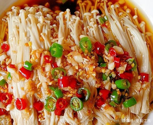 凉拌金针菇
