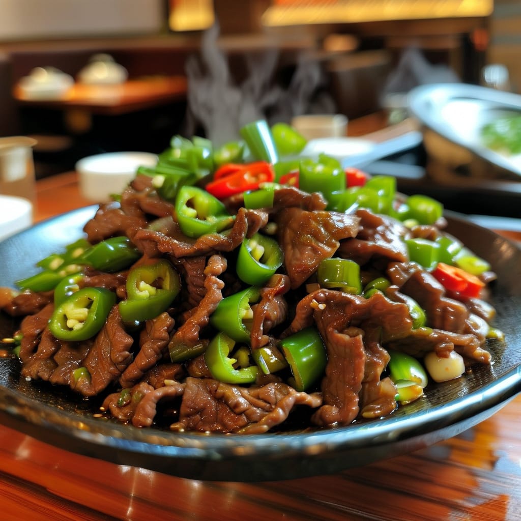 尖椒炒牛肉
