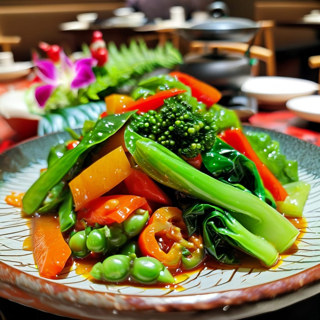 水油焖蔬菜