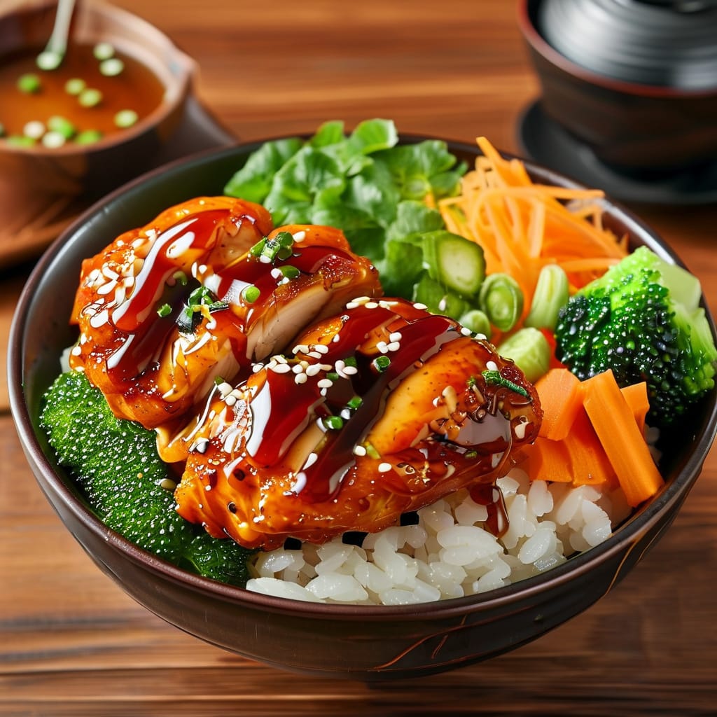 照烧鸡腿饭