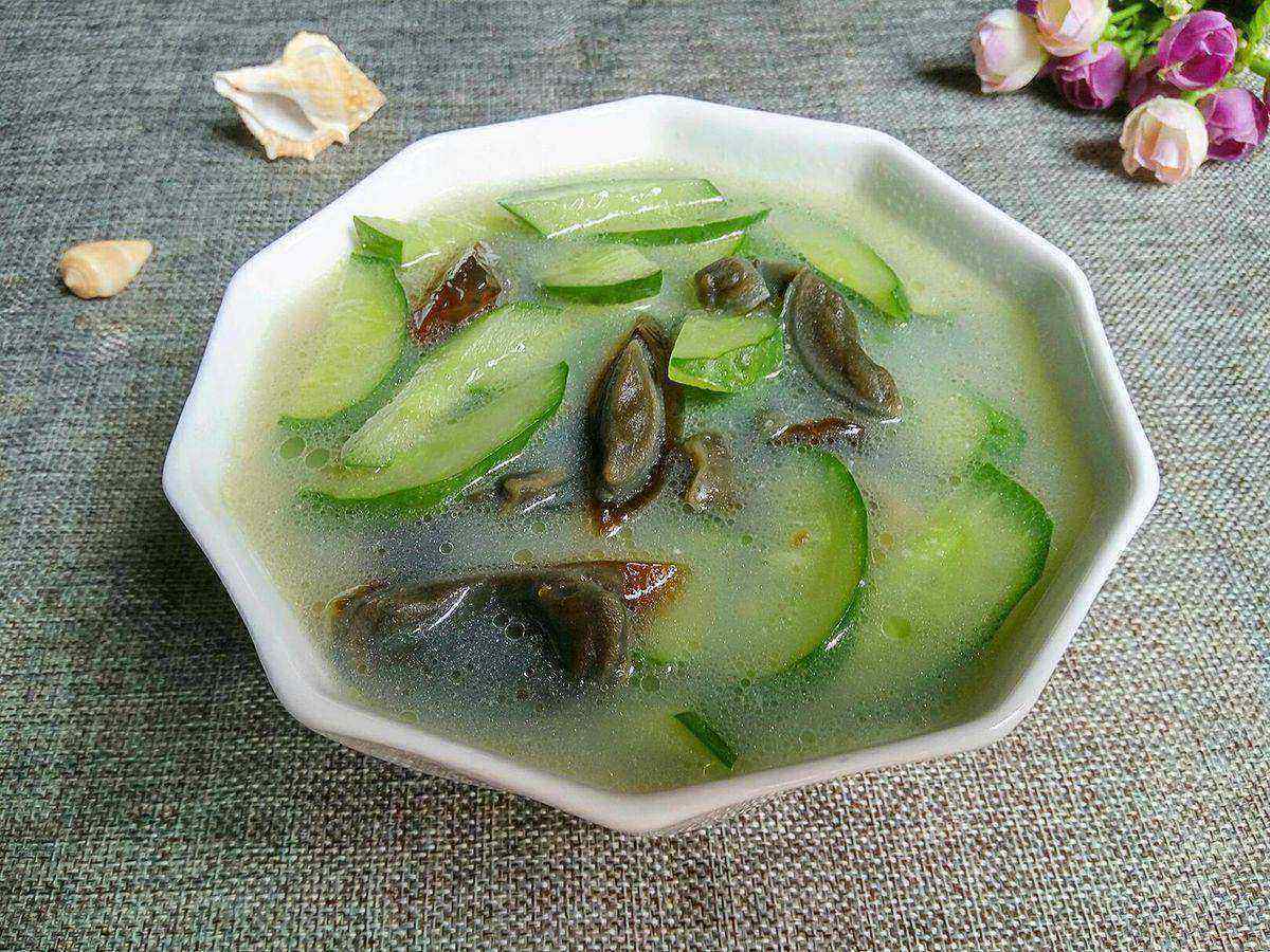 黄瓜皮蛋汤